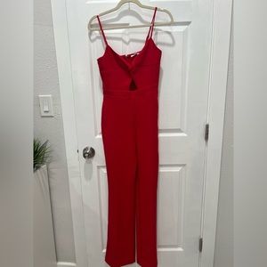 Red long romper. Never worn.